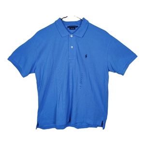 New w/ Tags Ralph Lauren Polo Blue Label Size Large Dark Blue Pony Short Sleeves
